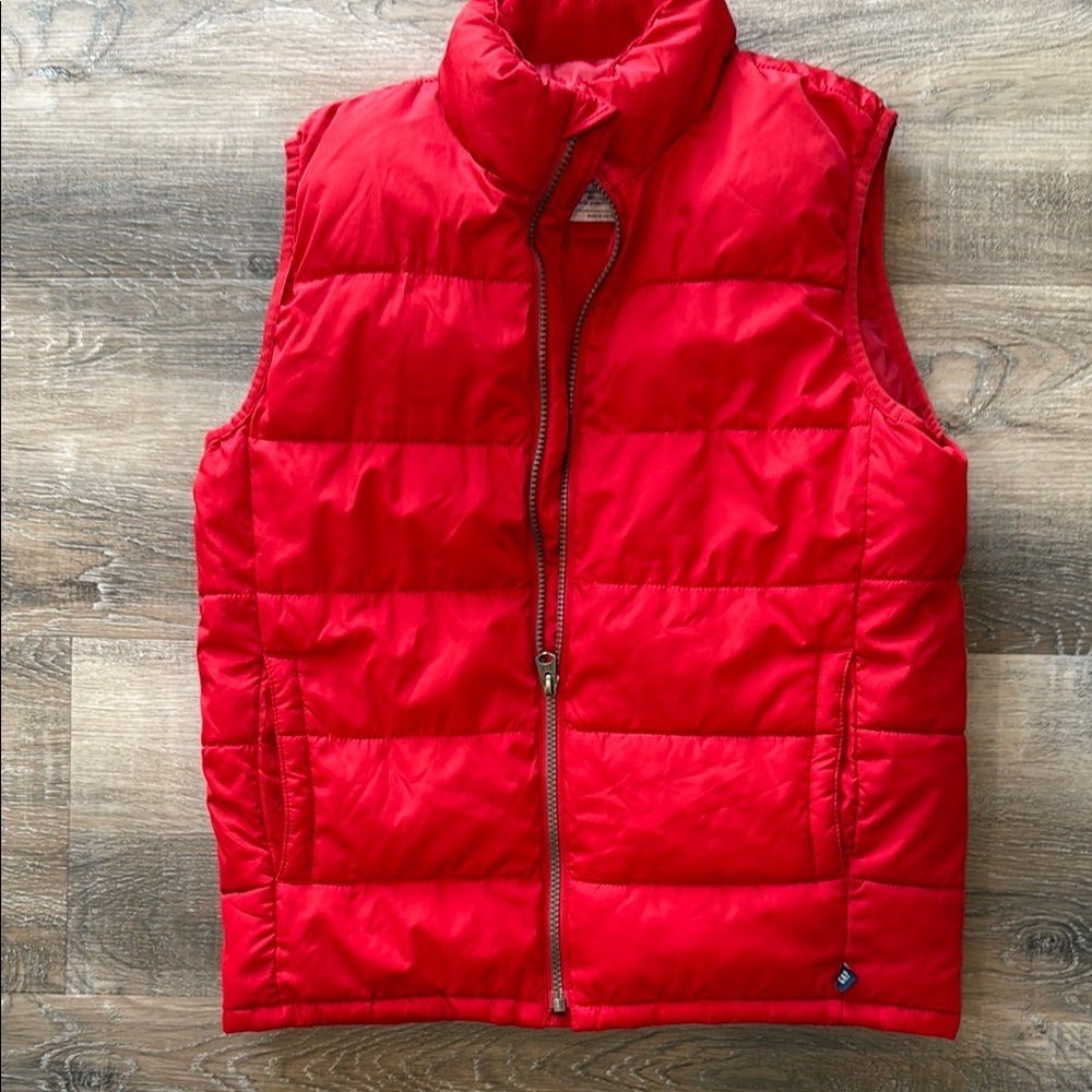 Gap Kids Red Puffer Vest Sz Xl